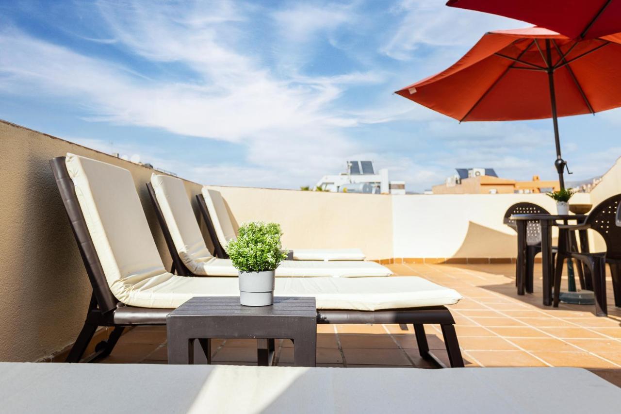 Holidays2Malaga Montesa 700M From The Beach Rooftop Terrace Exterior foto